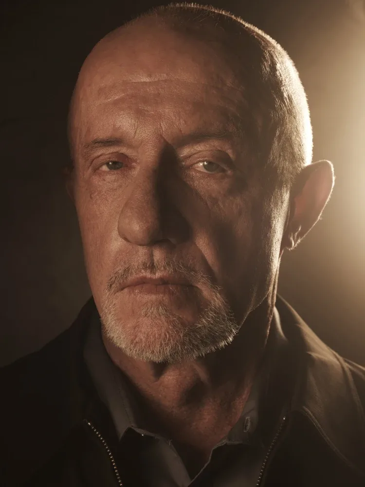 Older man with a weathered, stoic face — Mike Ehrmantraut